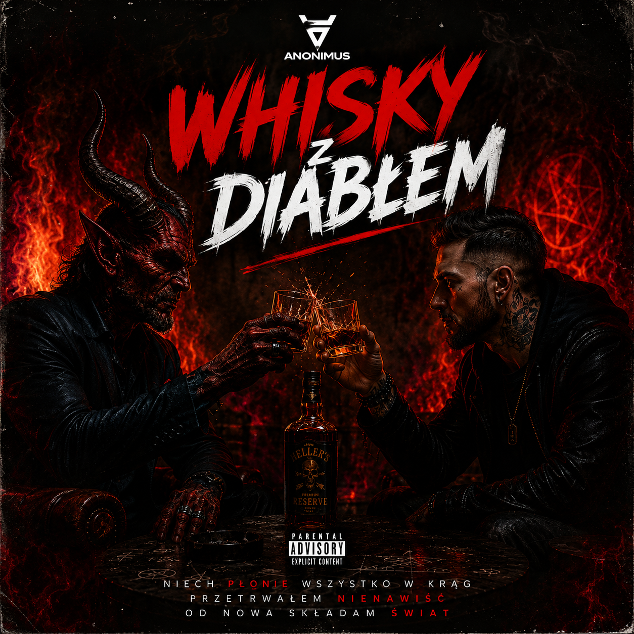 Okładka utworu Whisky z diabłem